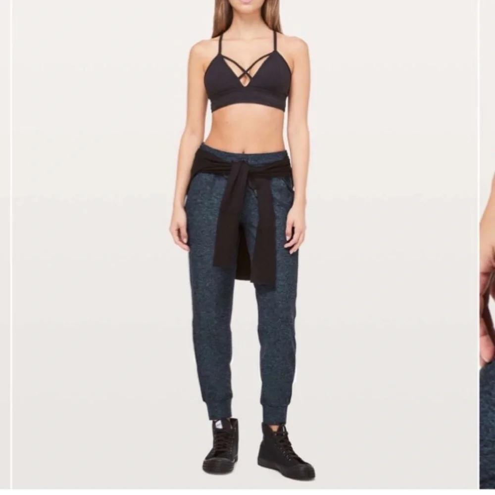 Lululemon Ready‎ to Rulu Joggers Blue Heather Size 10